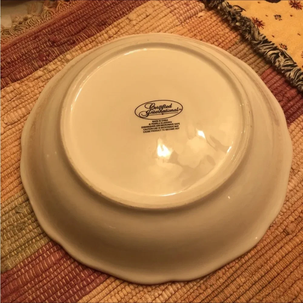 Certified International Rooster Pasta Serving Bowl - Pamela Gladding